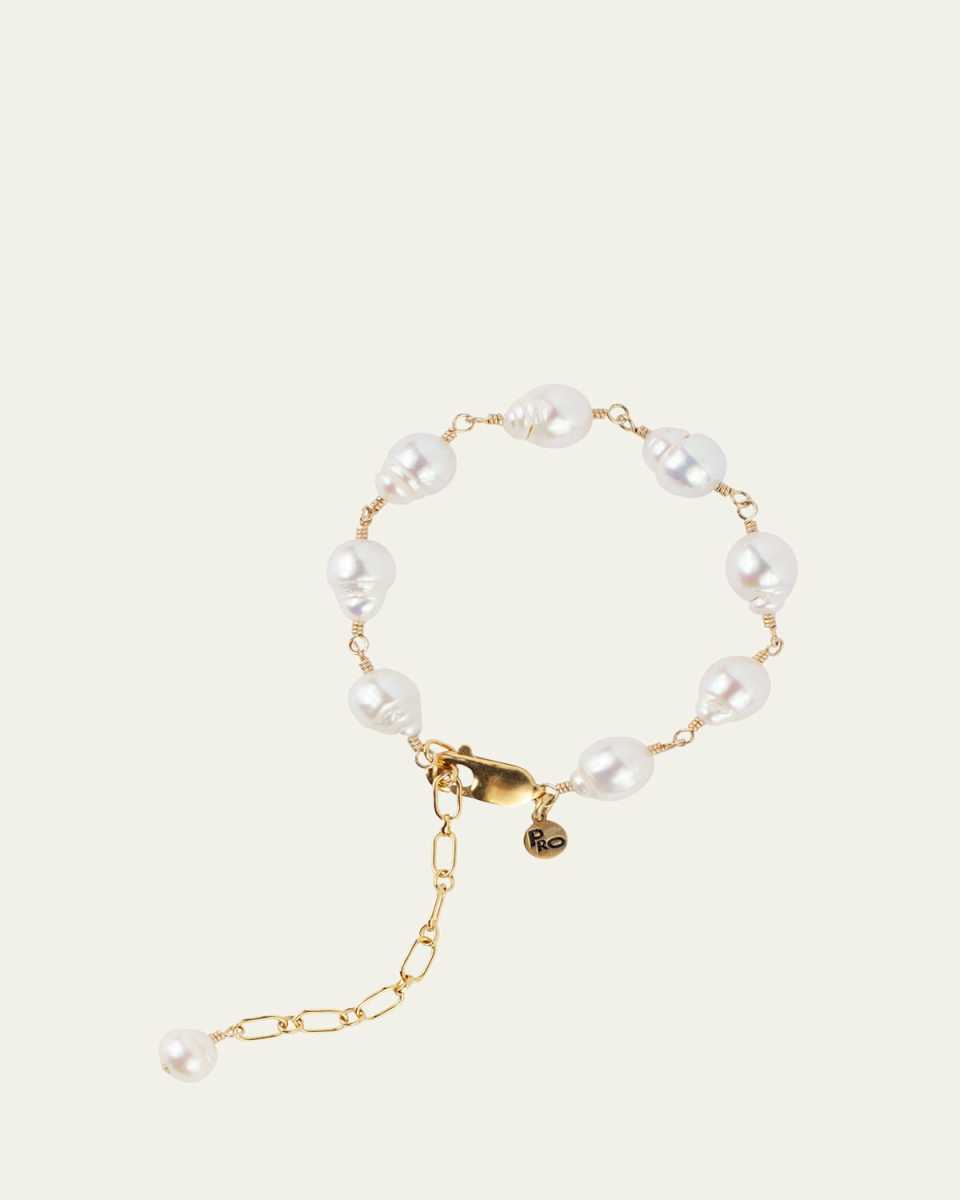 Dandelion Bracelet with Pearls